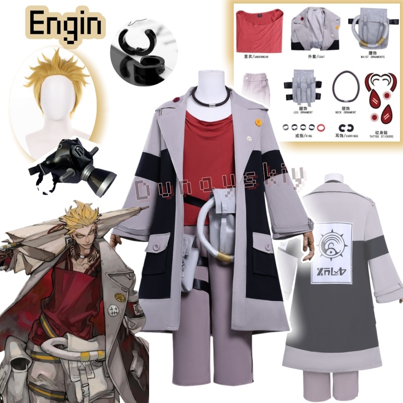 Men Accessories Hk - Anime Gachiakuta Enji Cosplay Costume &