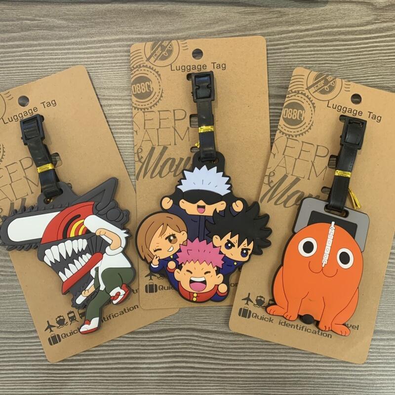 Men Accessories Name - Anime Chainsaw Man Boarding Luggage Tag