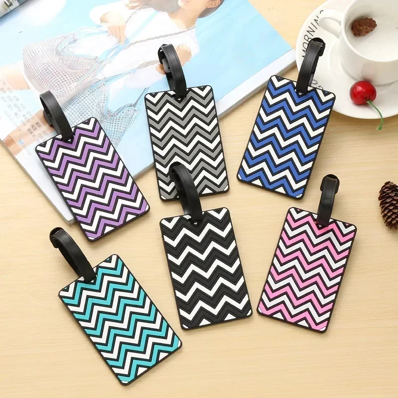 Men Accessories Name - Geometric Luggage Tags for Women Men