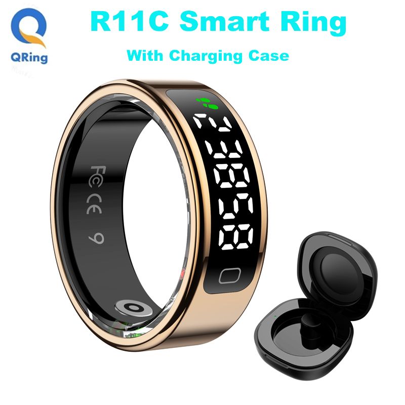 Young Men'S Accessories - AMZMAX R11C Display Screen Smart Ring
