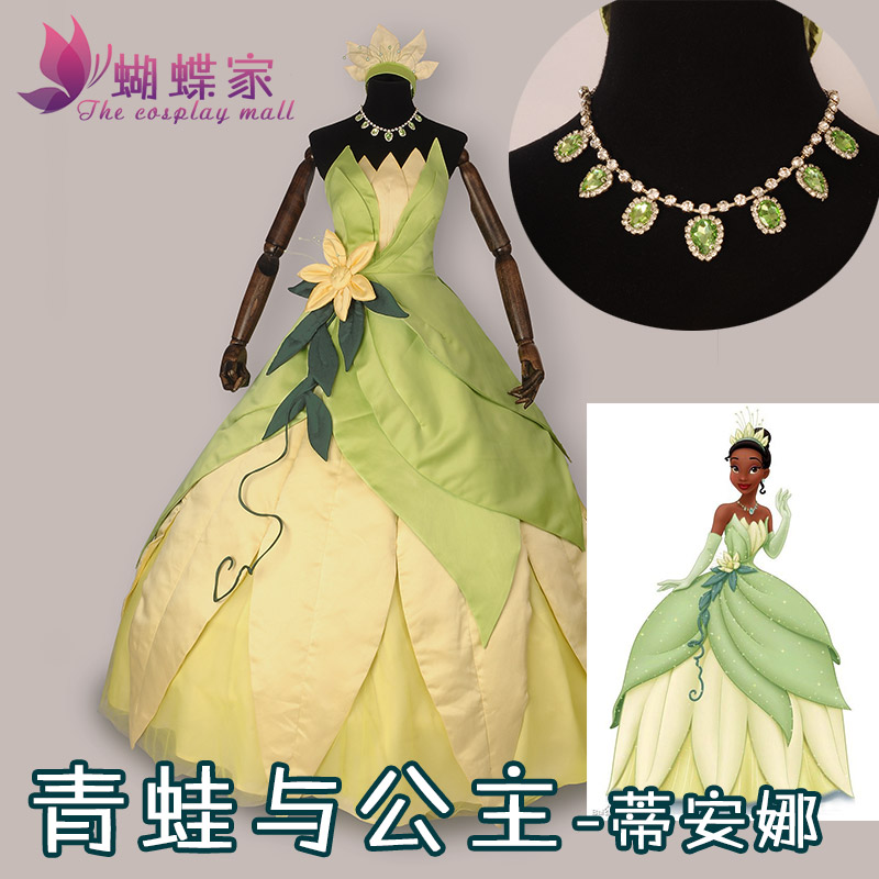 Princess Tiana Dress Cosplay C - огляд і ціна Men Accessories For Party