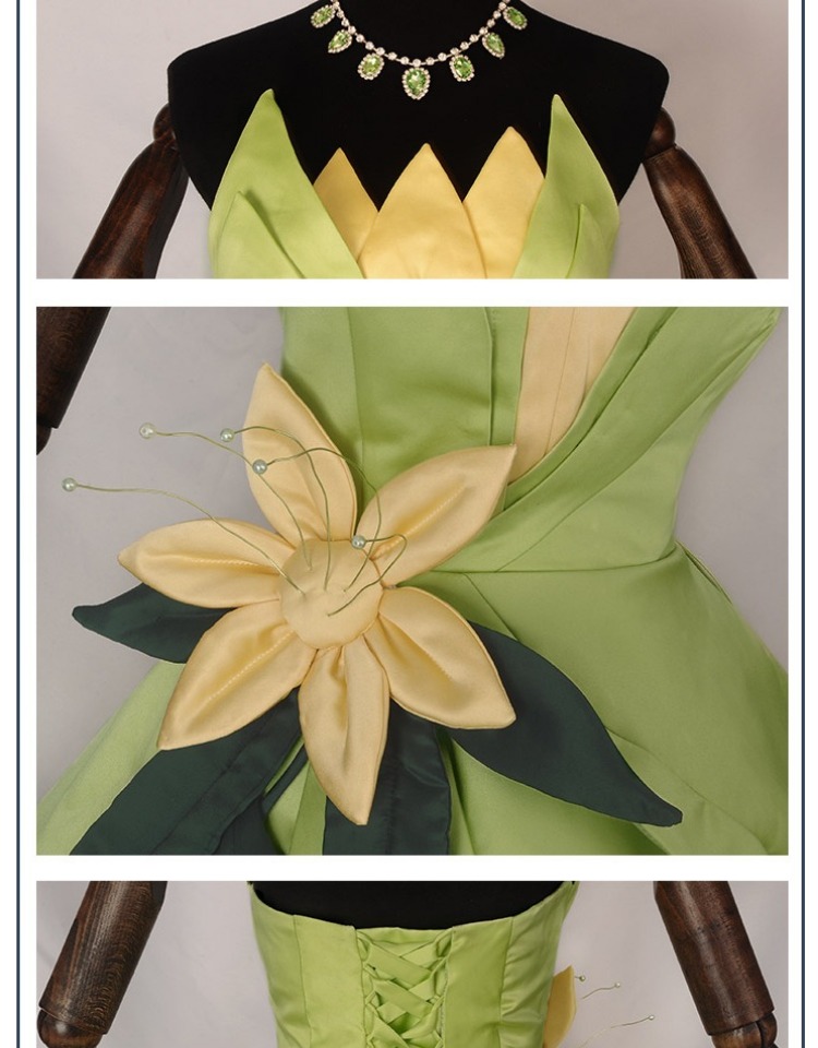 Princess Tiana Dress Cosplay C - огляд і ціна Men Accessories For Party