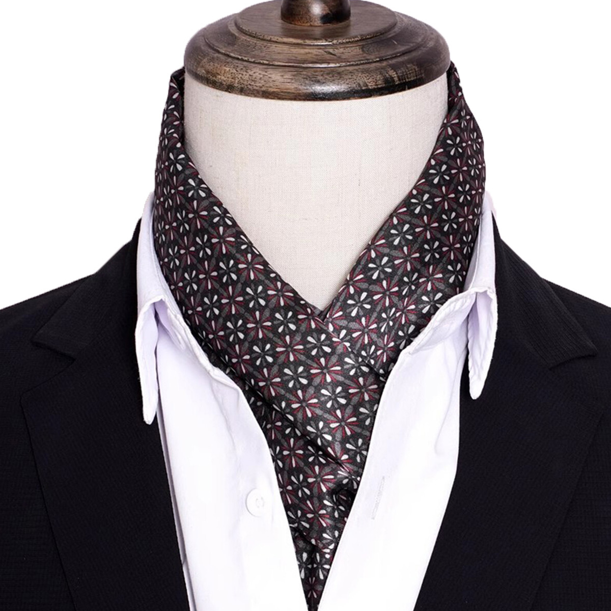 New Men's Stripe Silk Scarf Ho - огляд і ціна Men Accessories Sale