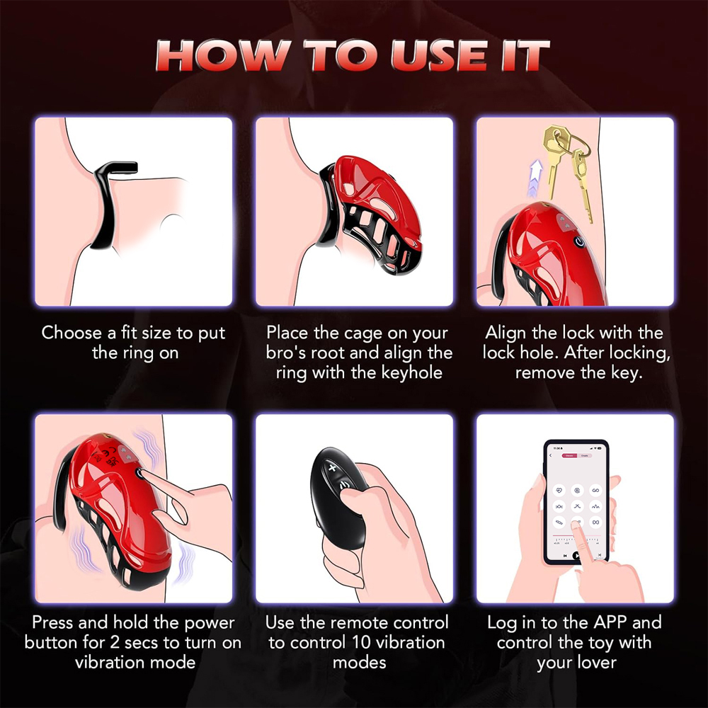 APP Remote Control Vibrating M - огляд і ціна Men Accessories App
