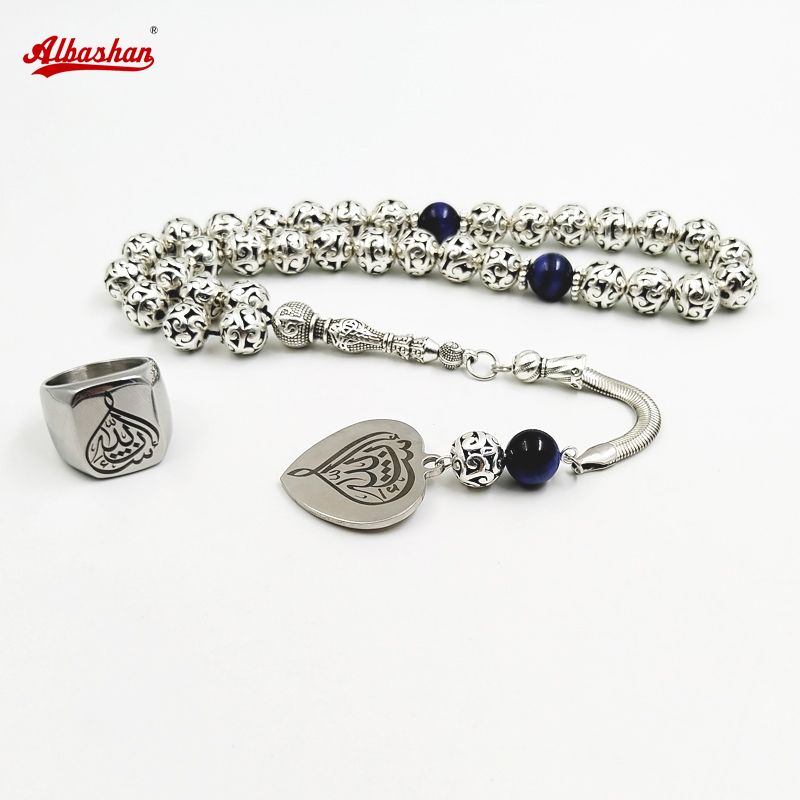 Tasbih set Metal beads blue ti - огляд і ціна Men Accessories Hk