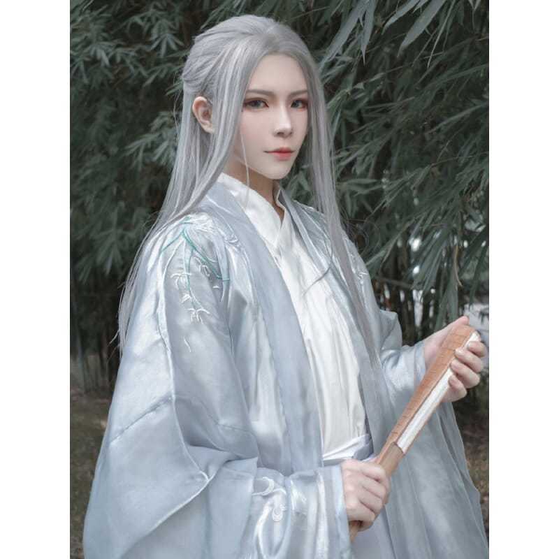 Men Hanfu Long Straight Hair A - огляд і ціна Men Accessories For Party