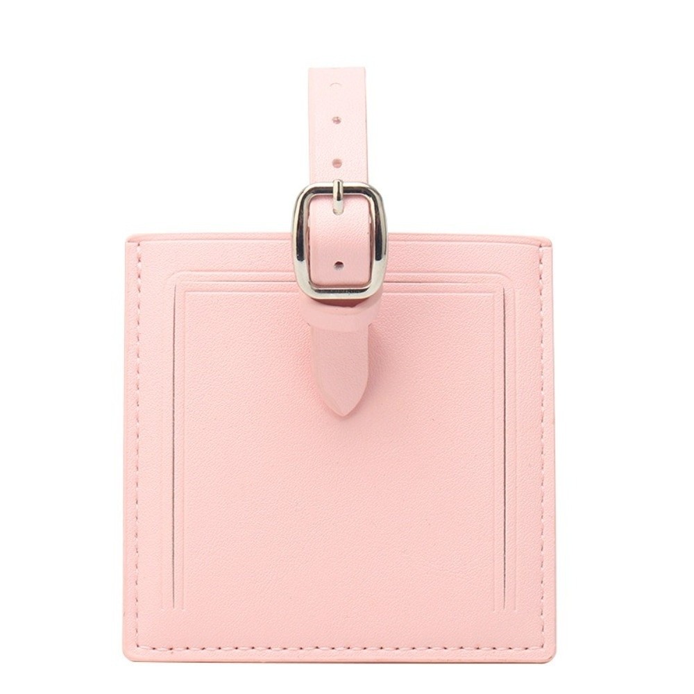 Square Leather Luggage Labels  - огляд і ціна Men Accessories Name