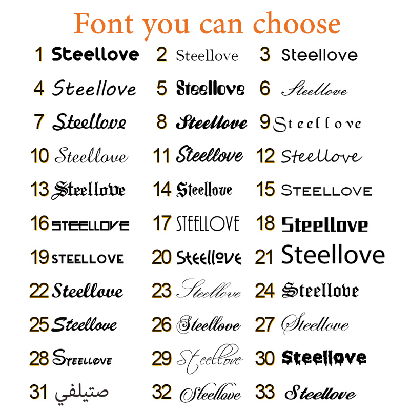 Fashion 2 Names DIY Customized - огляд і ціна Men Accessories Name