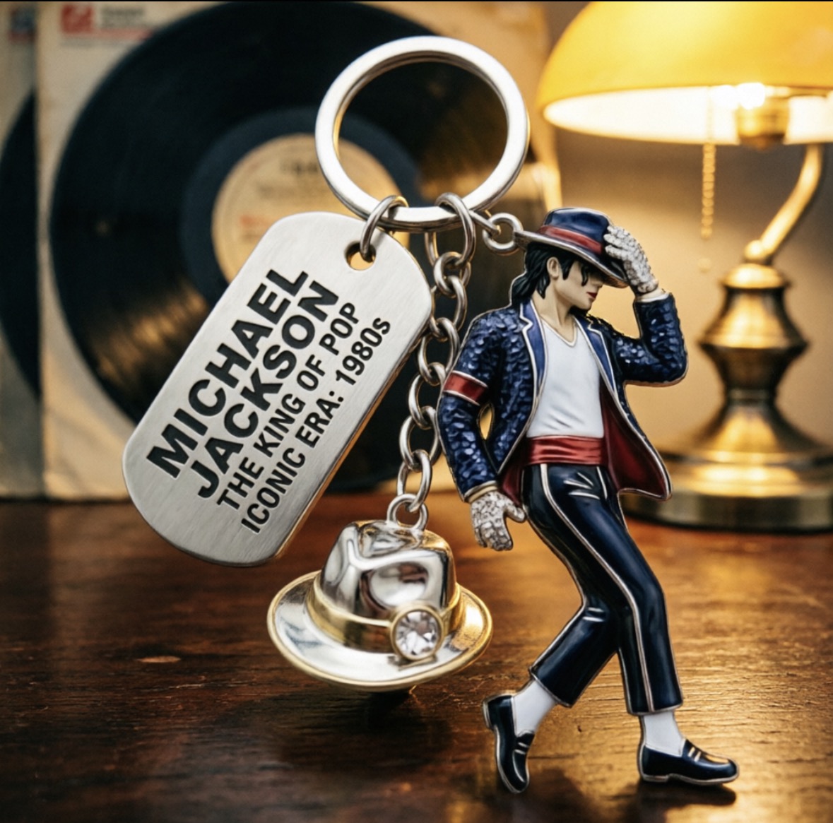 Michael Jackson Keychain, Clas - огляд і ціна Young Men'S Accessories