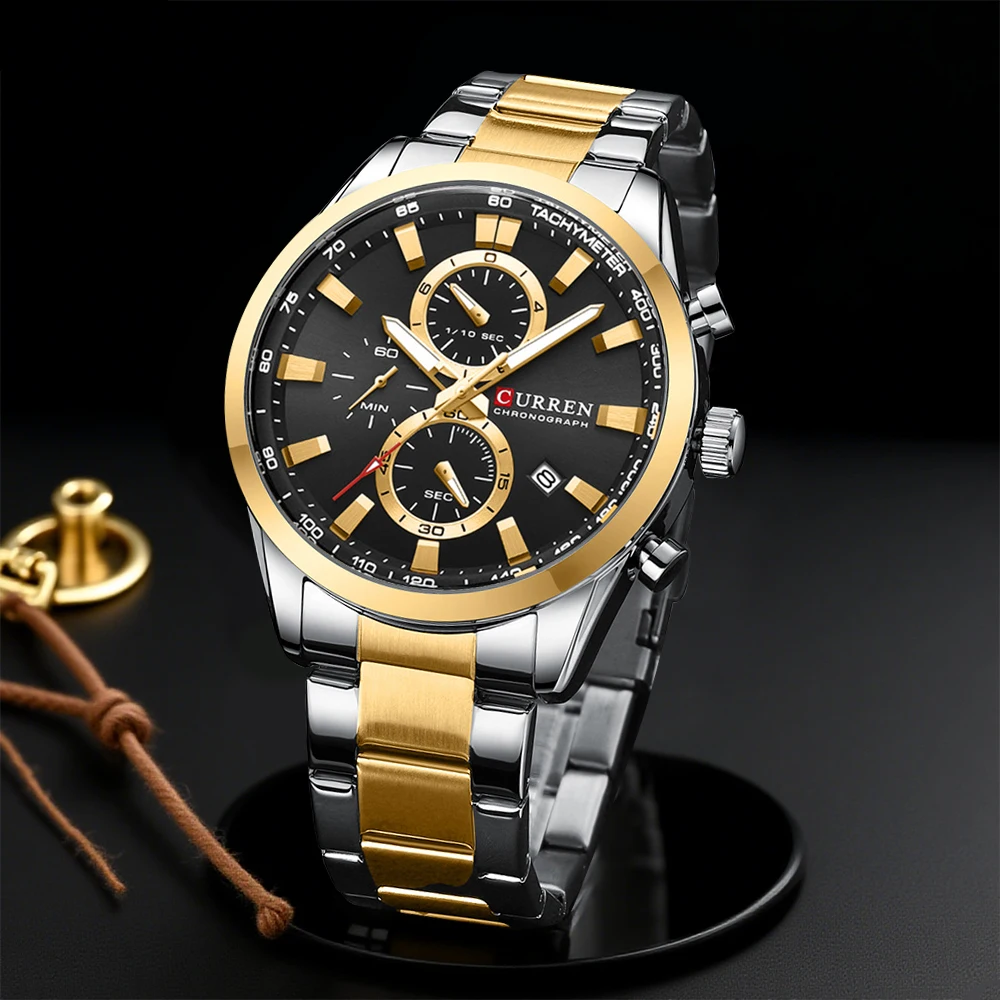 CURREN Casual Quartz Chrono Sp - огляд і ціна Young Men'S Accessories