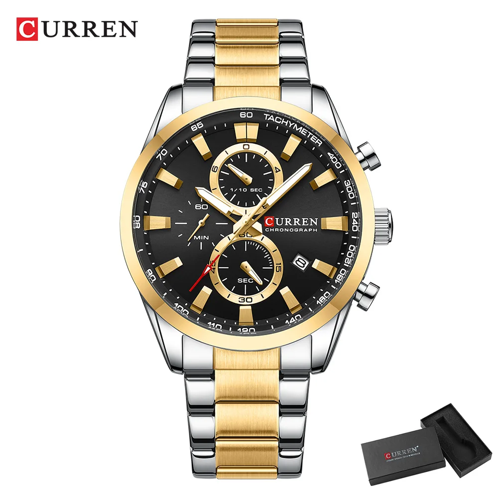 CURREN Casual Quartz Chrono Sp - огляд і ціна Young Men'S Accessories