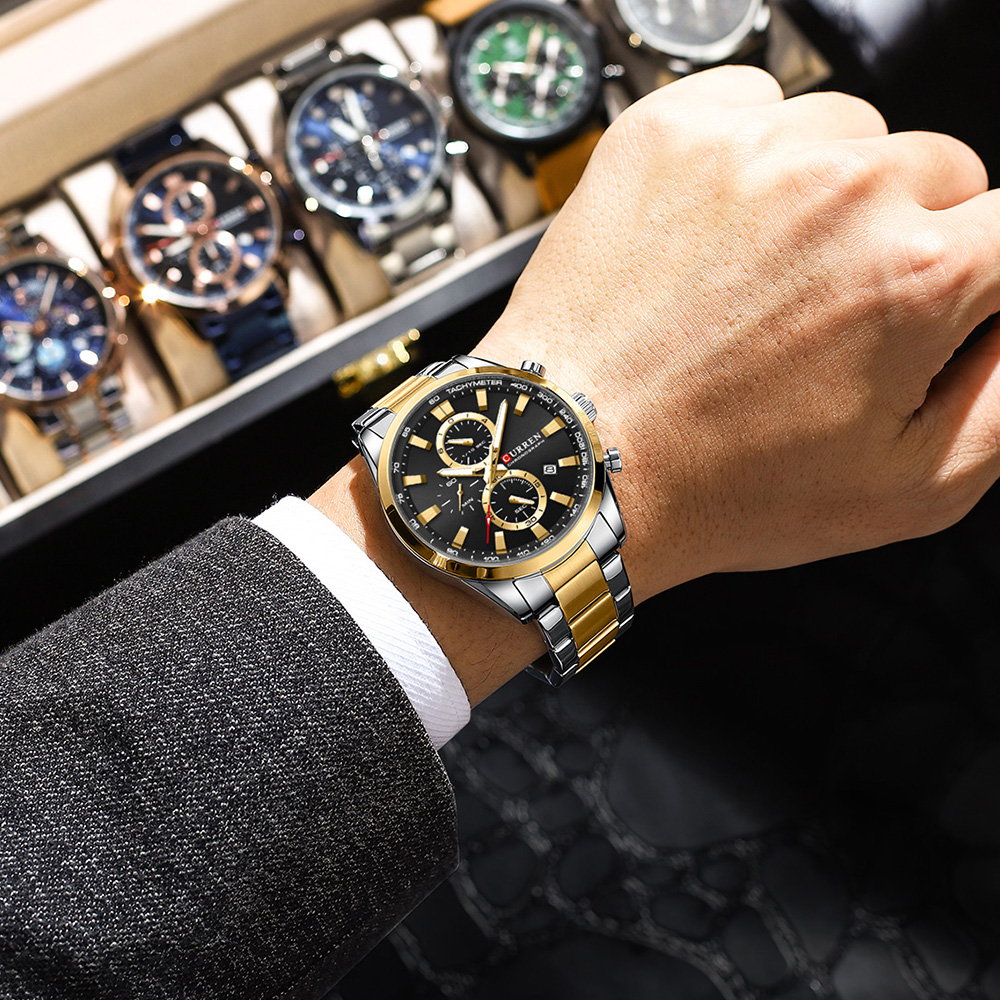 CURREN Casual Quartz Chrono Sp - огляд і ціна Young Men'S Accessories
