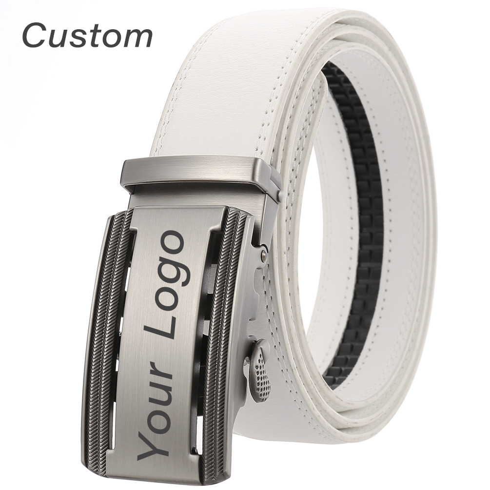 Personalized Mens White Leathe - огляд і ціна Men Accessories Name