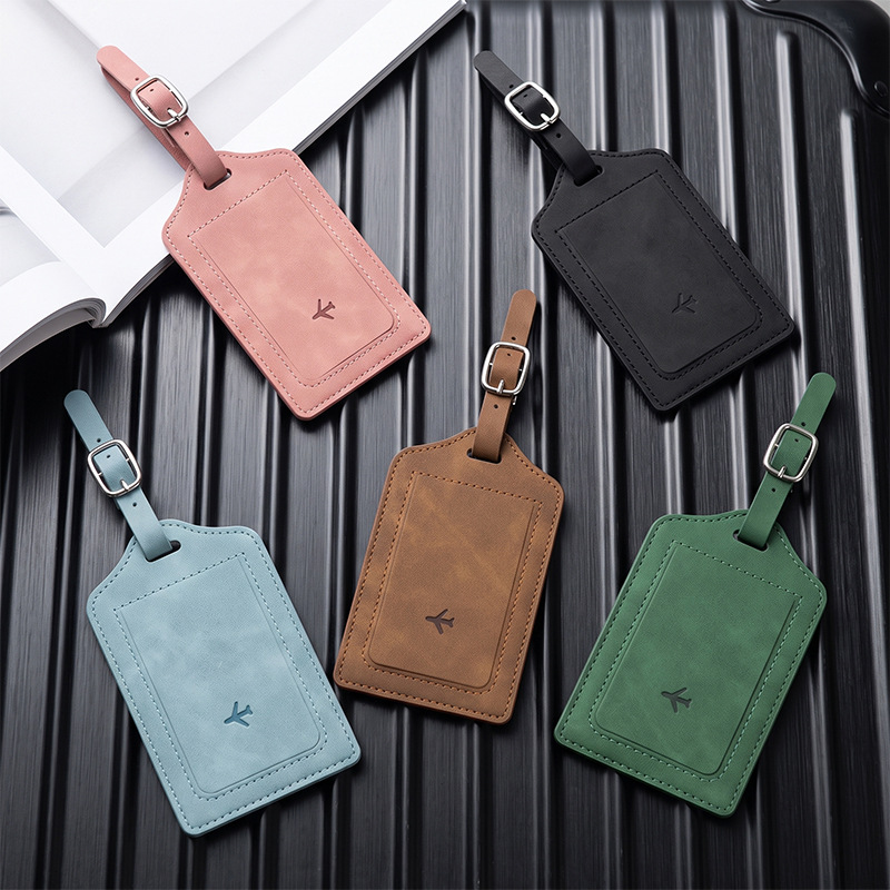 1PC PU Leather Luggage Tag Wom - огляд і ціна Men Accessories Name