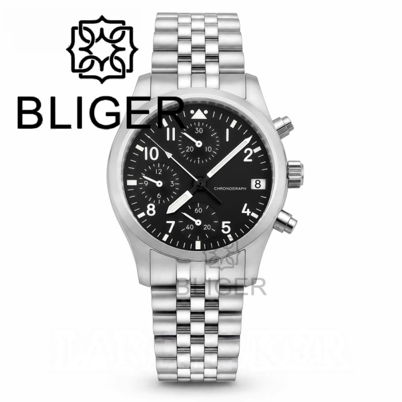 BLIGER Full Black Brushed 38mm - огляд і ціна Young Men'S Accessories