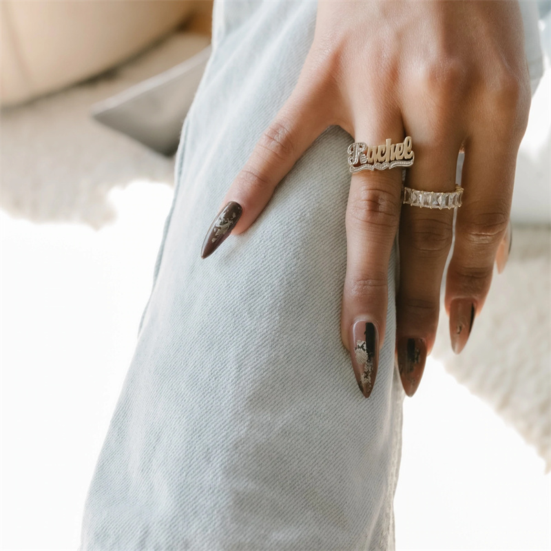 18K Gold Ring With Heart Perso - огляд і ціна Men Accessories Name