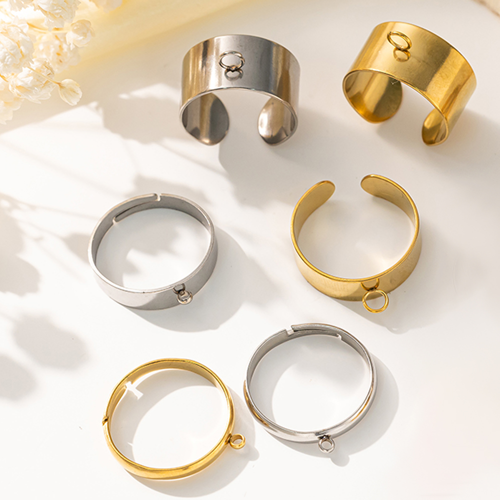 5pcs/Lot Stainless Steel Gold  - огляд і ціна Young Men'S Accessories