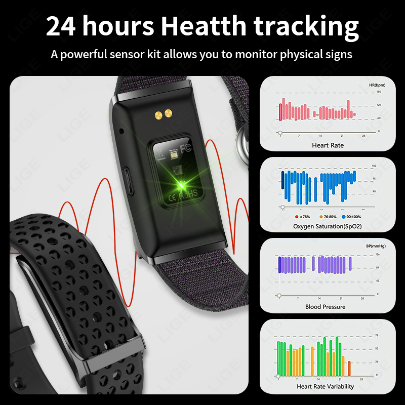 LIGE 100+ Sport Fitness Tracke - огляд і ціна Young Men'S Accessories