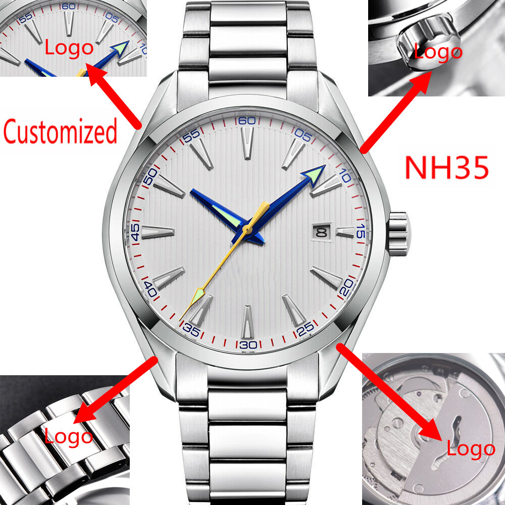 Custom Logo 41mm Men Miyota/NH - огляд і ціна Young Men'S Accessories