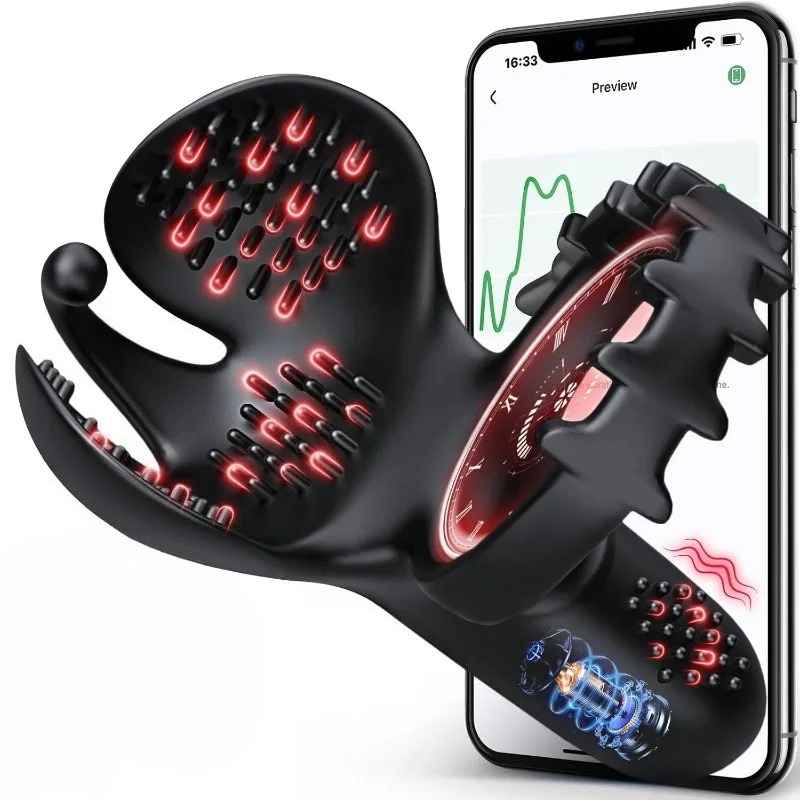 APP Control Mens Penis Ring Vi - огляд і ціна Men Accessories App